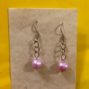 Handmade Fresh Water Pearl Earrings